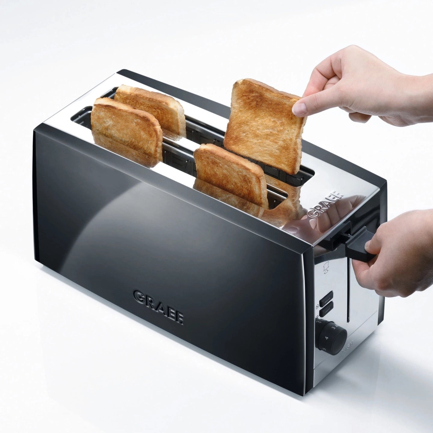 Graef Toaster 4 slice Black