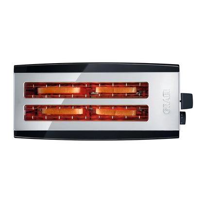 Graef Toaster 4 slice Black